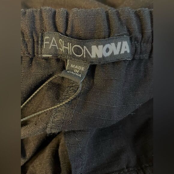 Fashion Nova Out And About Maxi Skirt Cargo Pockets Size Small NWT - Picture 6 of 8